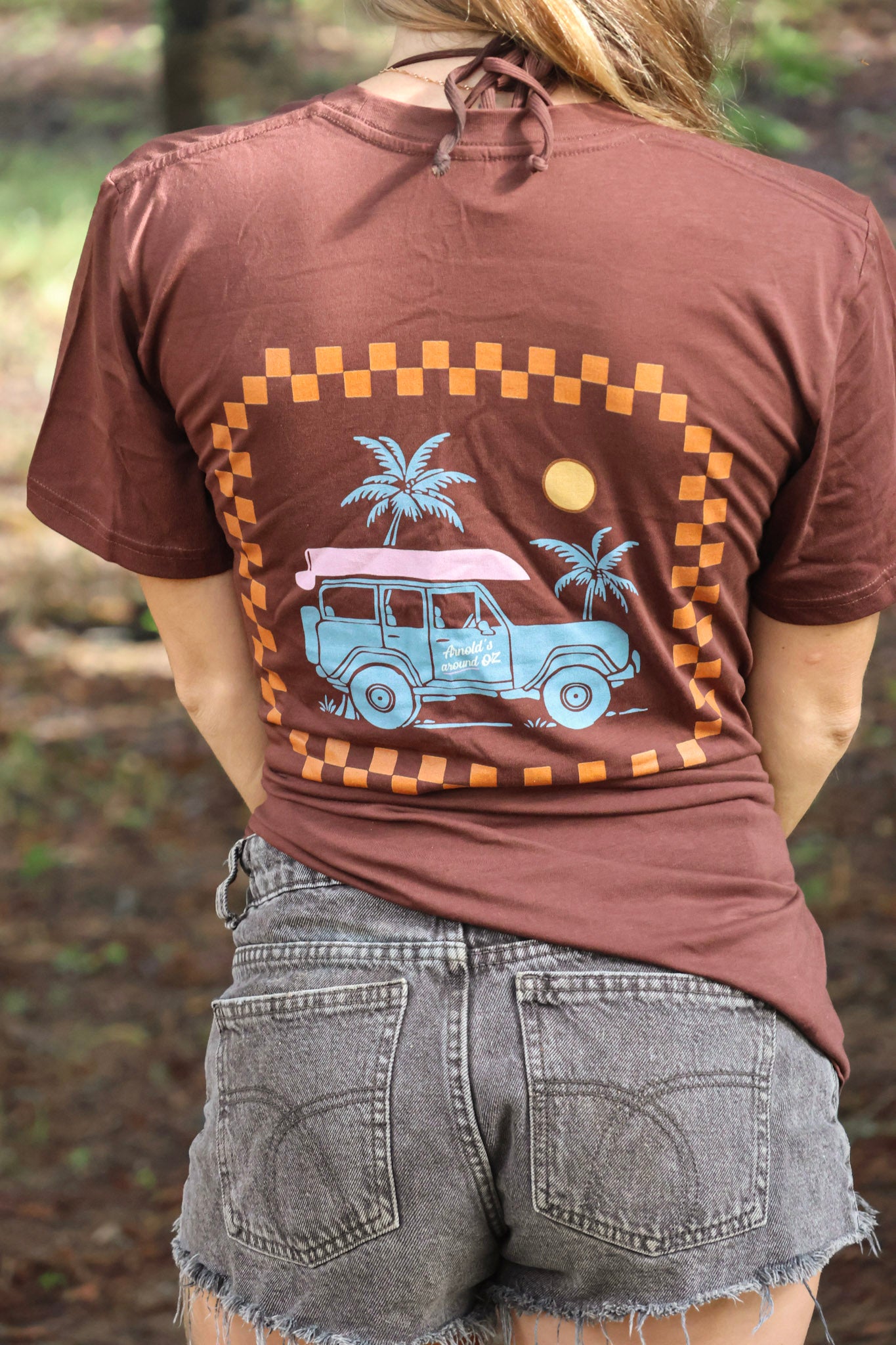 AAOZ LOGO TEE - CHESTNUT