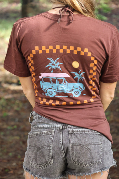 AAOZ LOGO TEE - CHESTNUT